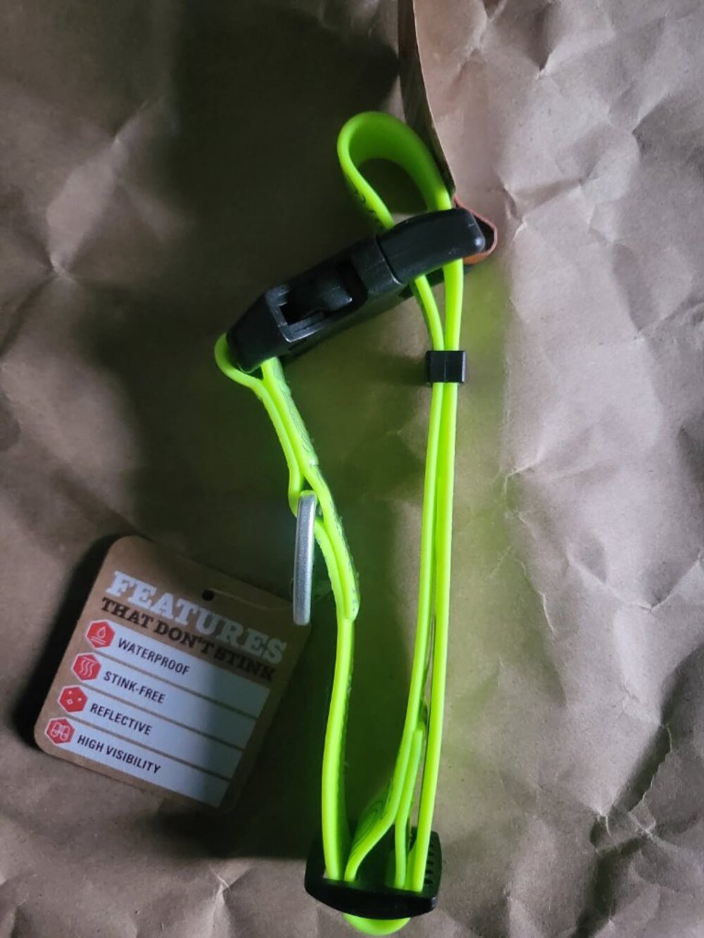 Arcadia Trail Stink Free Waterproof Reflective Dog Collar - M New With Tags - Picture 3 of 4